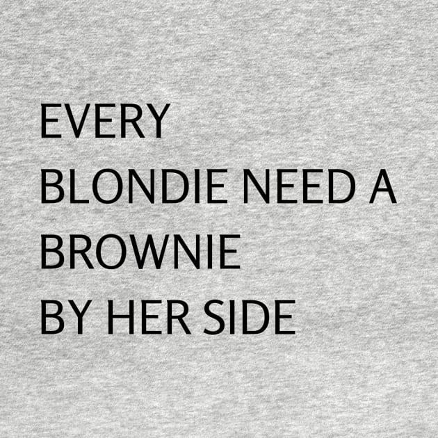 Blondie Need Brownie by ziffu